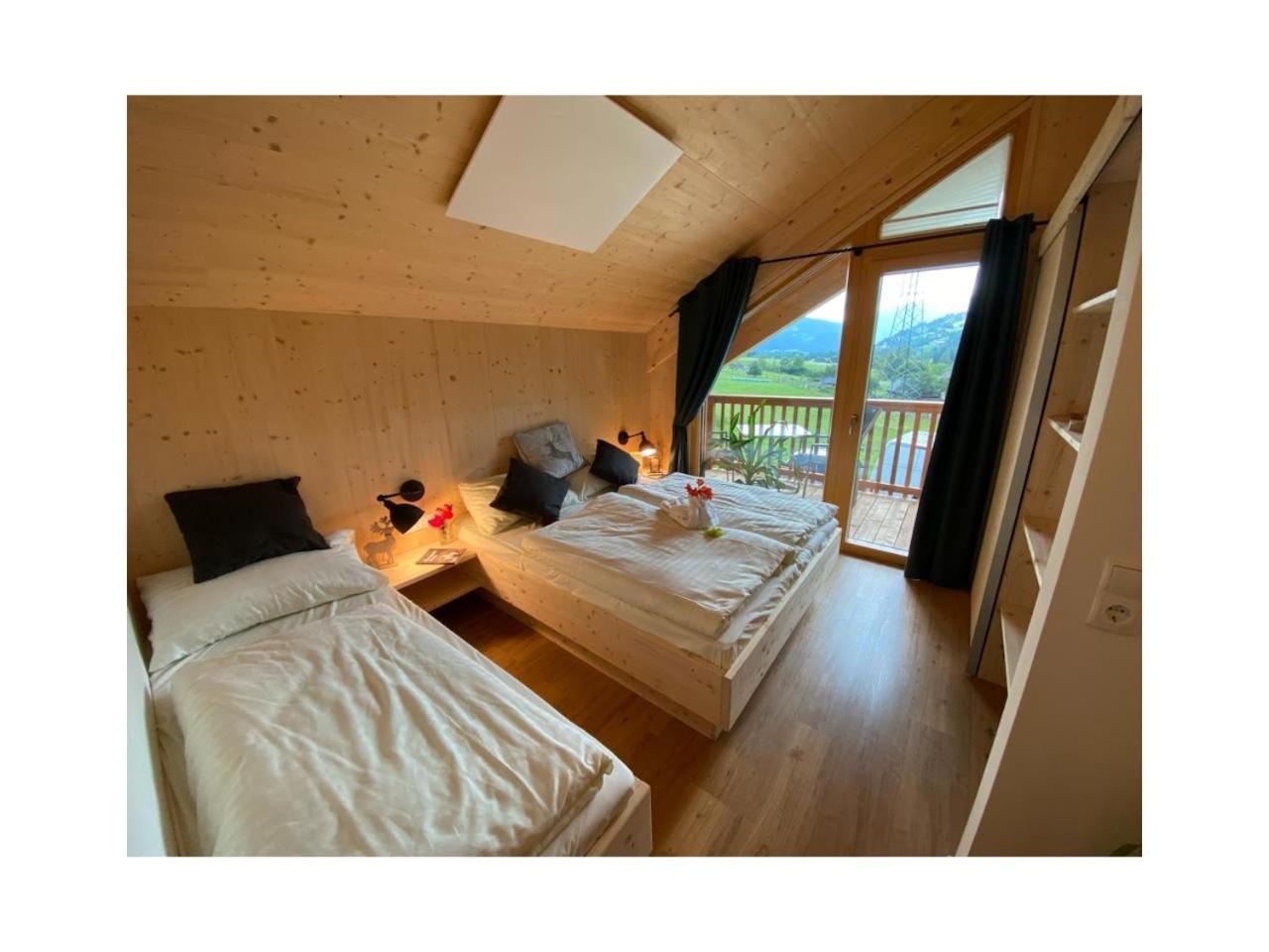 Alpenchalet Alpakablick Sankt Lorenzen ob Murau Buitenkant foto