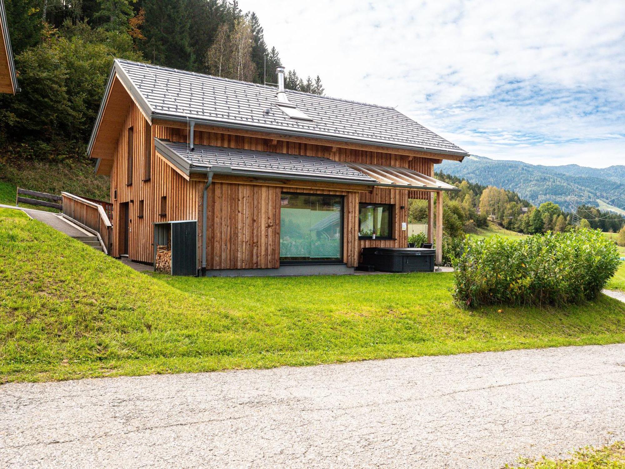 Alpenchalet Alpakablick Sankt Lorenzen ob Murau Buitenkant foto